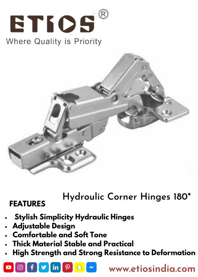 MS Corner Hinge 165° — ETIOS wholesale hardware