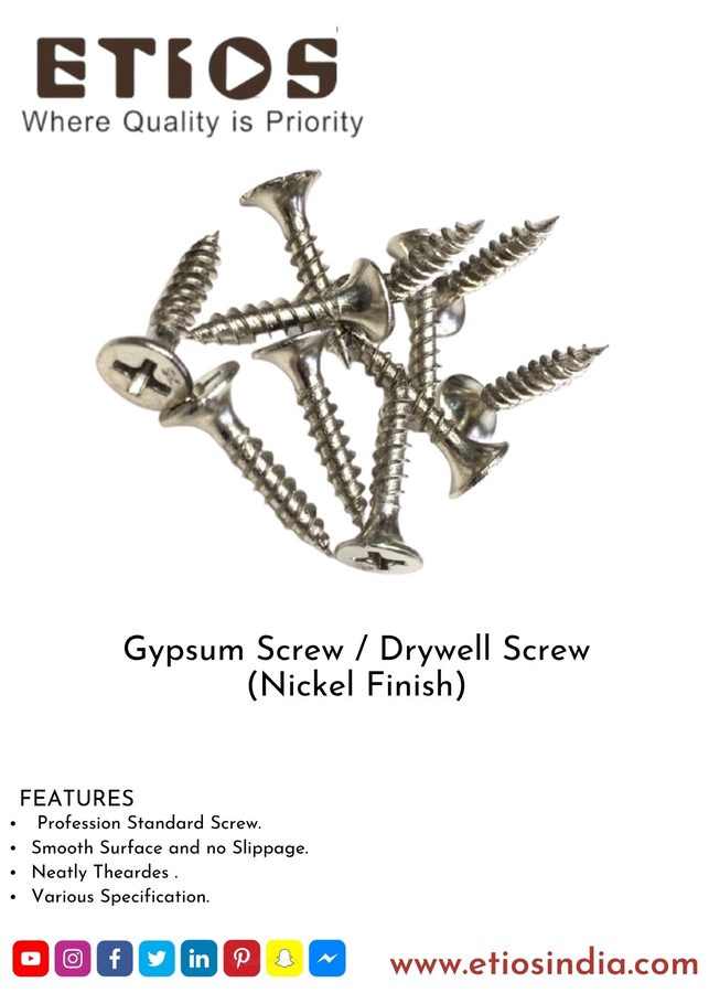 Drywall &amp; SDS Screws — ETIOS wholesale hardware