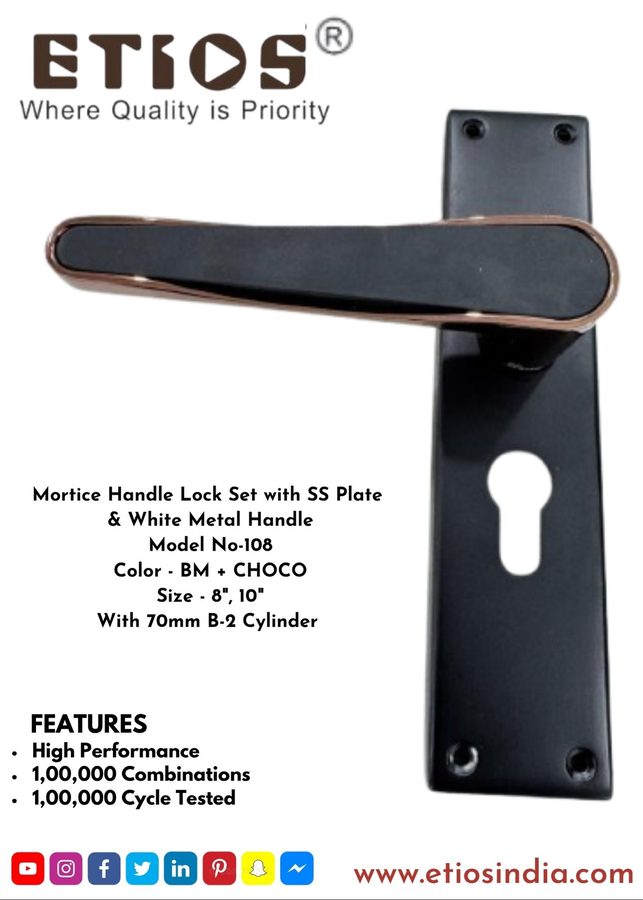 Mortice Handle Set — 8000 Series — ETIOS wholesale hardware
