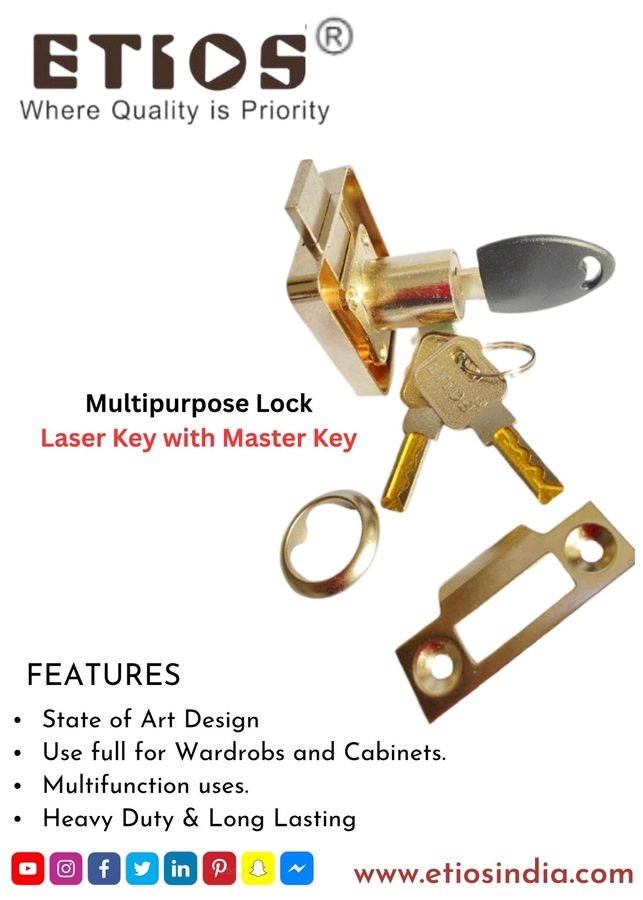 Multipurpose Lock — Laser Key — ETIOS wholesale hardware