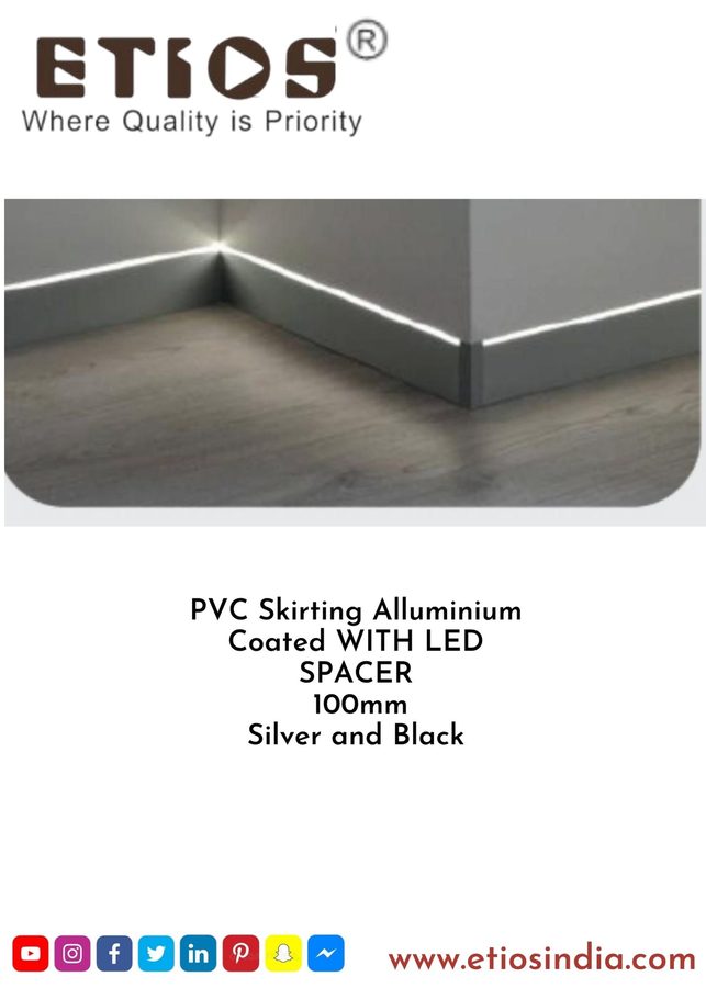 LED-Spacer PVC Skirting — ETIOS wholesale hardware