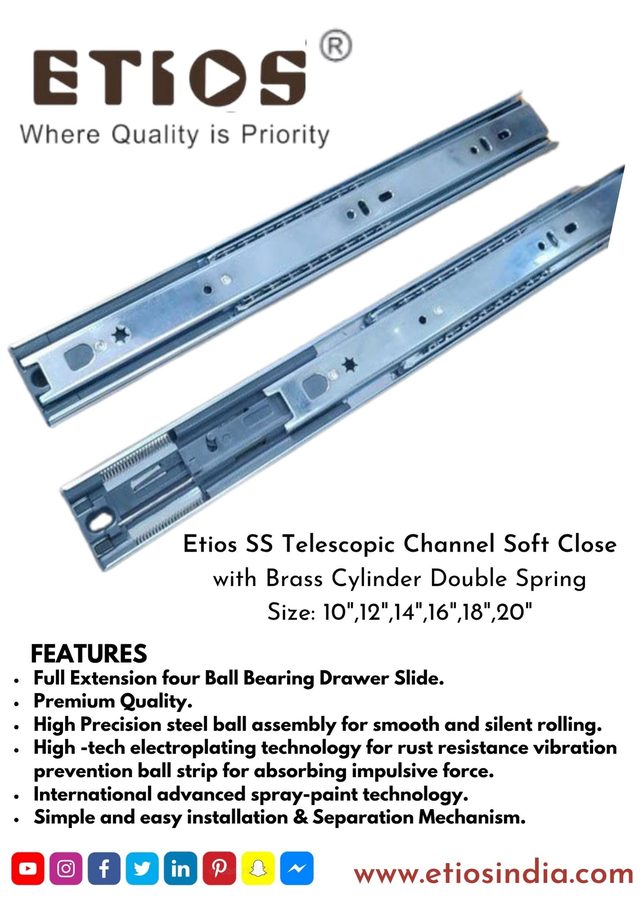 SS Slide Soft-Close — ETIOS wholesale hardware